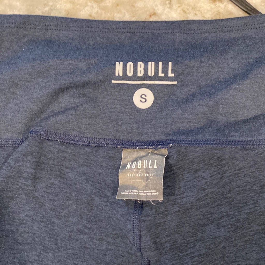 Nobull 7/8 Blue Matte Leggings